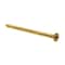 Prime-Line Wood Screw, Flat Head, Phillips Drive No. 8 X 2-1/2in Solid Brass 15PK 9035360 - alternate 1